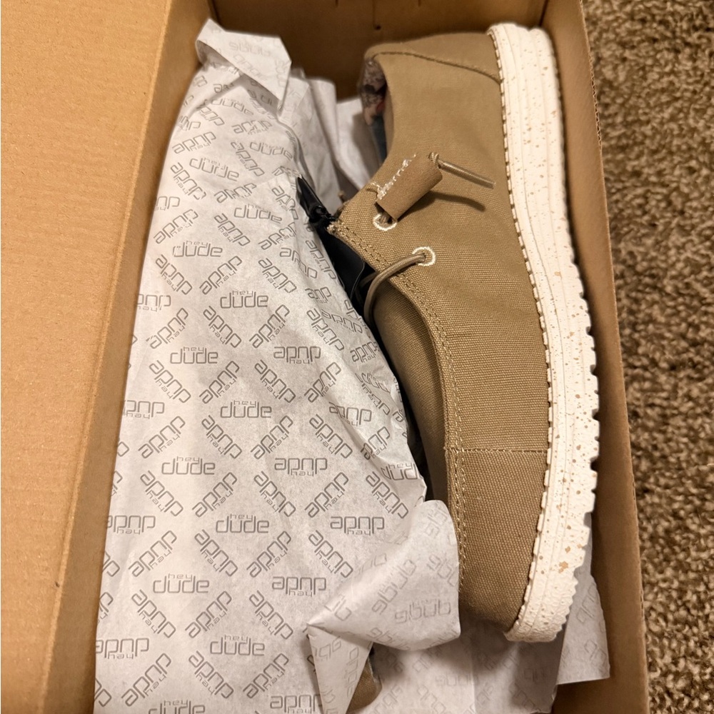 Hey Dude Women's Tan Sneakers